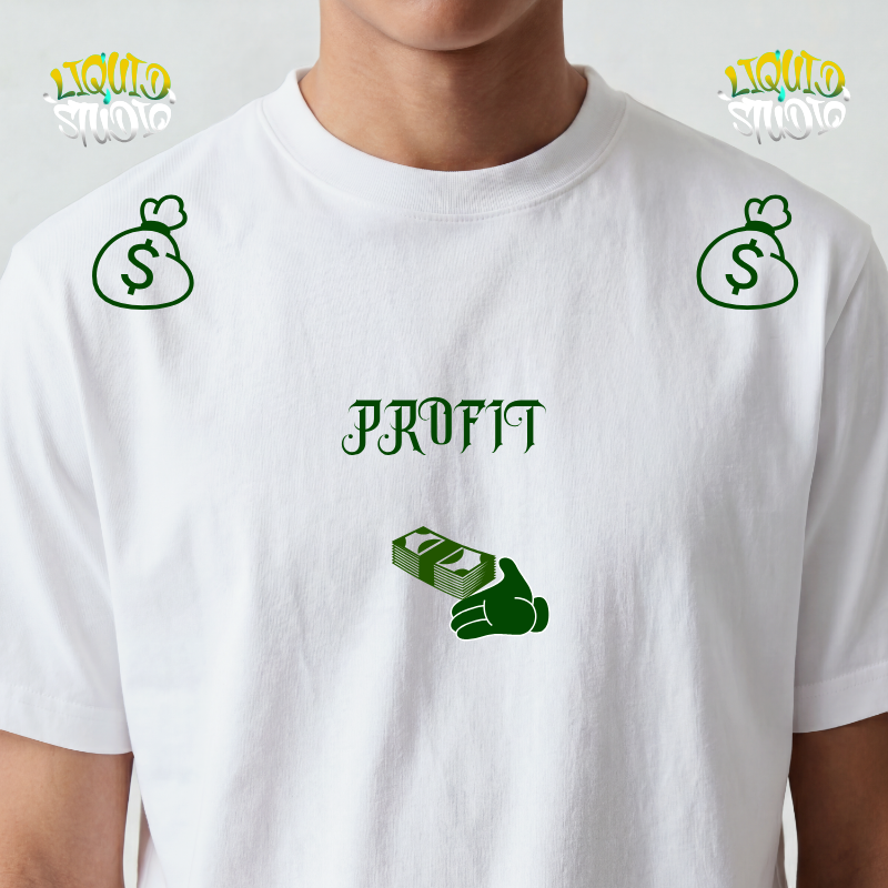 Profit T Shirt (Short Sleeve) White