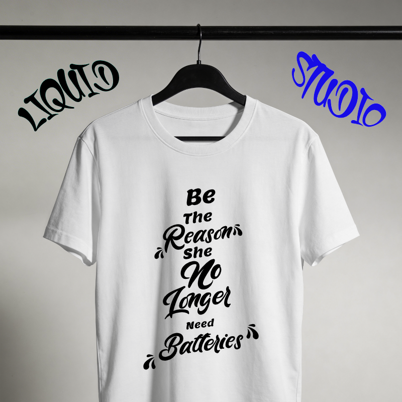 She Don't Need Batteries(White T Shirt)