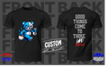 Hustle (Black T shirt ) V1