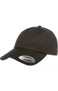Custom Low-Profile Cotton Twill Dad Cap - Black (Design Your Own)